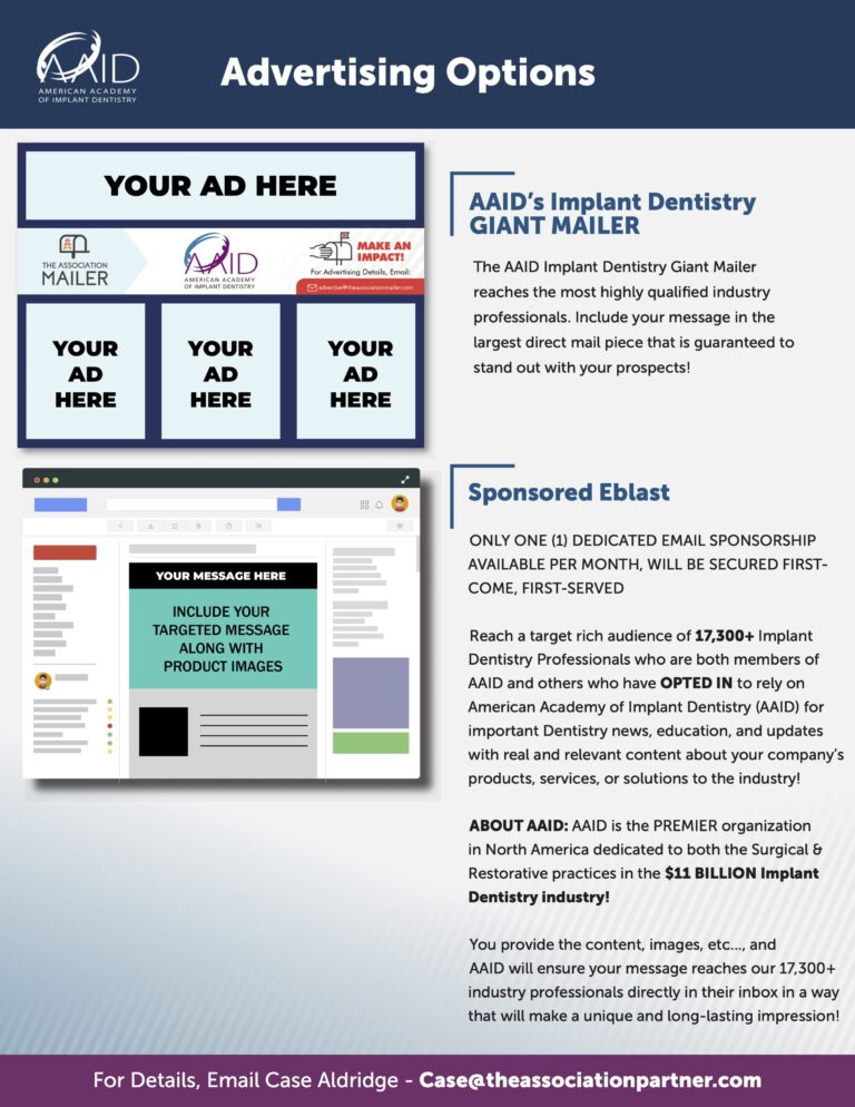AAID Advertising Media Kit 3 - The Association Partner