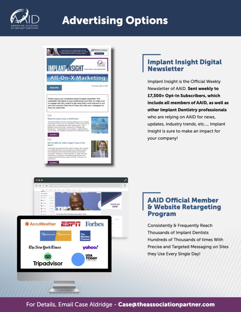 AAID Advertising Media Kit 2- The Association Partner